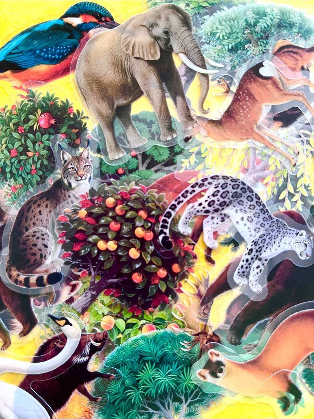 30 Gorgeous Stickers, Animals, Trees, Birds. Low profile & Waterproof NEW